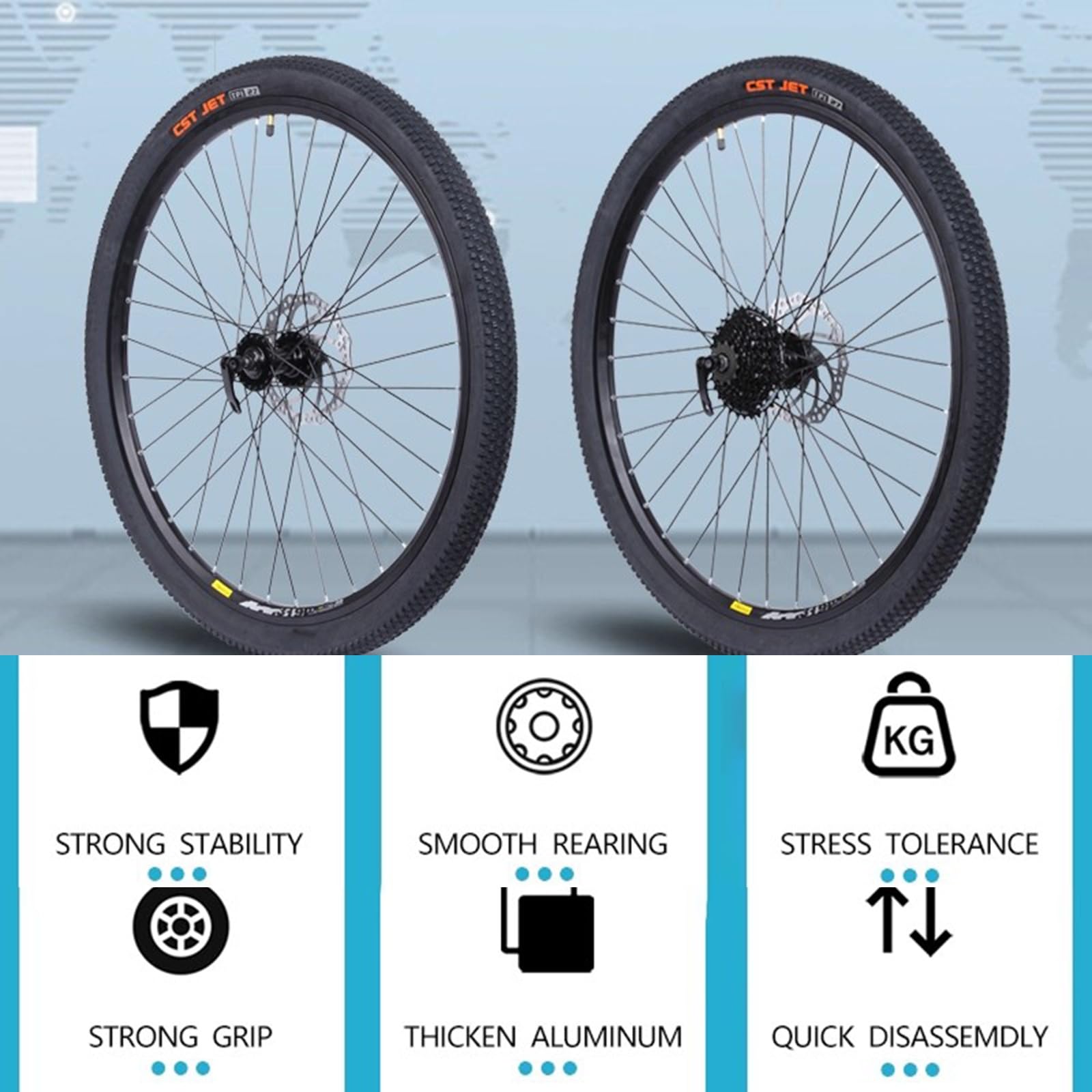 Amazon.co.jp: 26/27.5/29インチ マウンテンバイクホイールセット